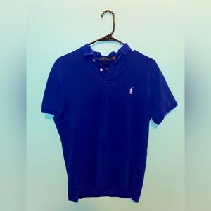 Polo Ralph Lauren Blue short sleeve collared shirt